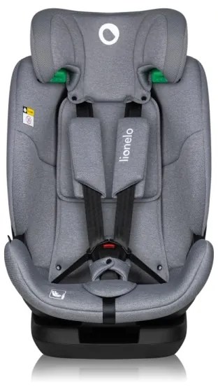 Lionelo - Forgatható autósülés alapzattal LAVENDER i-Size 76-150 cm kőszürke