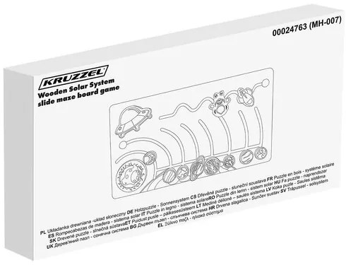 Fából készült puzzle - Naprendszer Kruzzel 24763