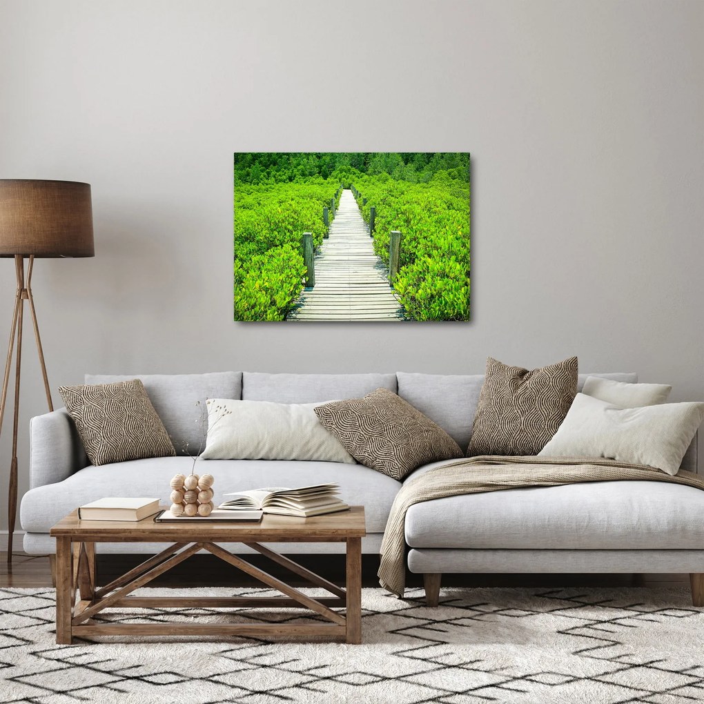Kép - fa járda (70x50 cm)