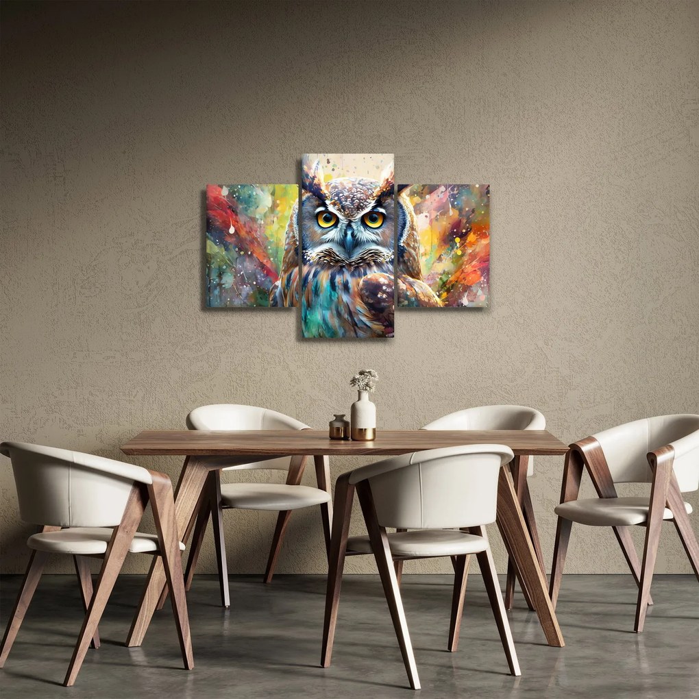 Kép - Egy bagoly festménye (90x60 cm)