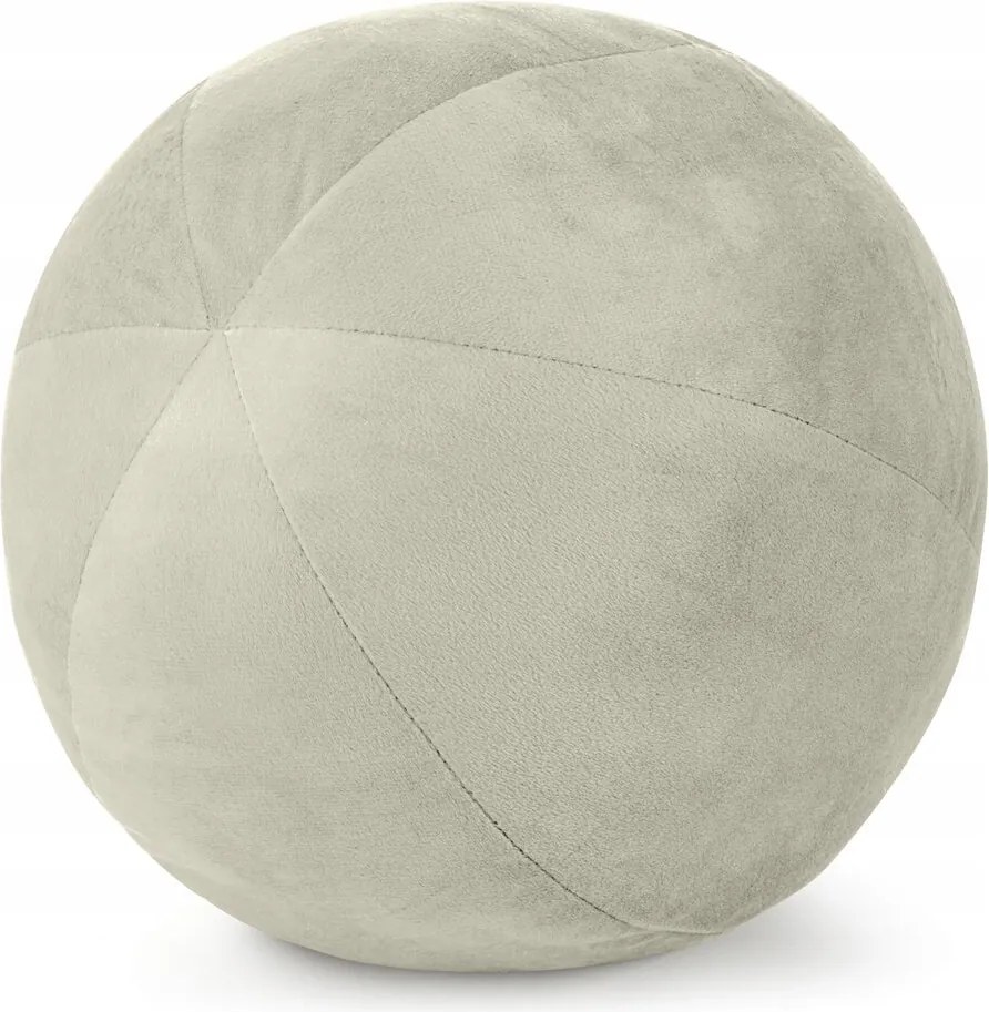 Dekoratív párnahuzat GAJA4 átm. 24 Eurofirany krémszínű gömb töltettel