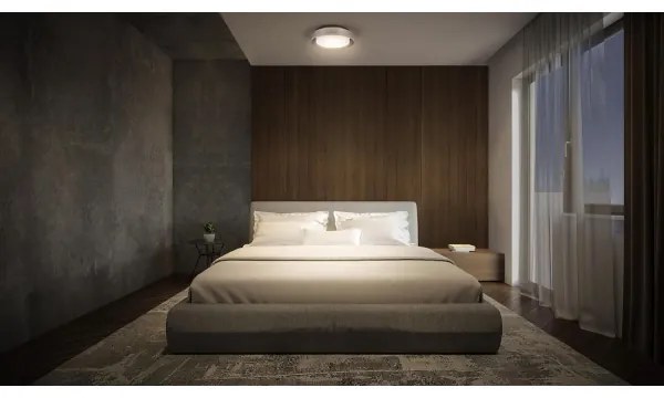 Osram - Mennyezeti lámpatest ORBIS MADRID 2xE27/10W/230V átm. 29 cm matt króm