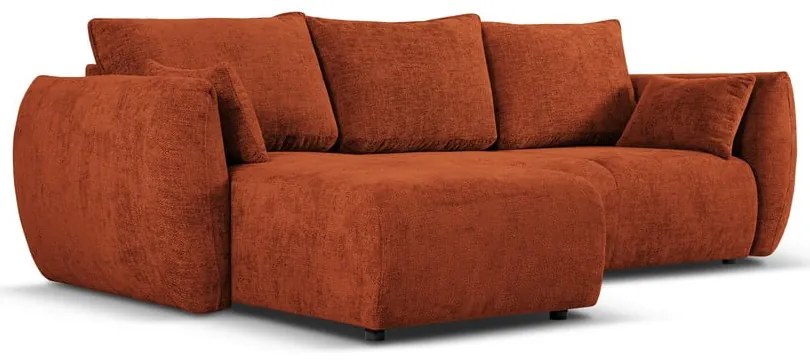 Narancssárga sarokkanapé (bal oldali) Matera – Cosmopolitan Design