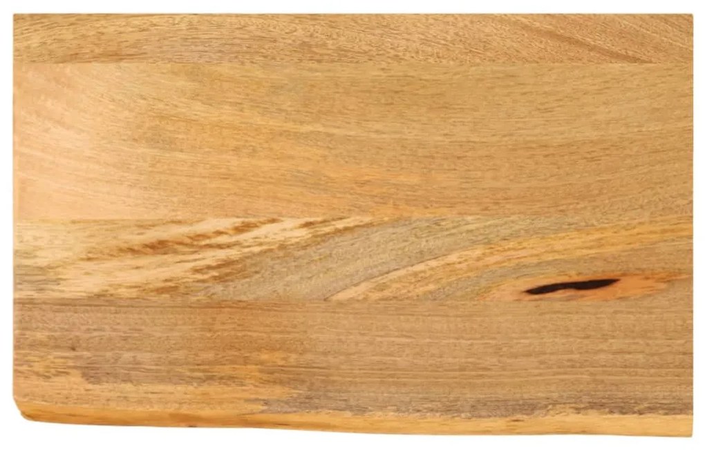 tömör mangófa természetes élű asztallap 50 x 20 x 2,5 cm