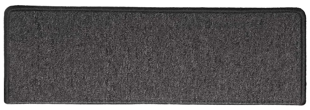 30 db antracitszürke lépcsőszőnyeg 65x21x4 cm
