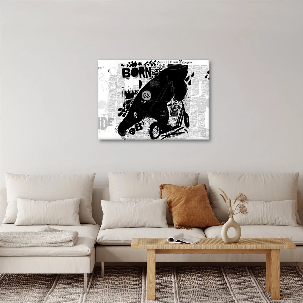 Kép - Született lovagló (70x50 cm)