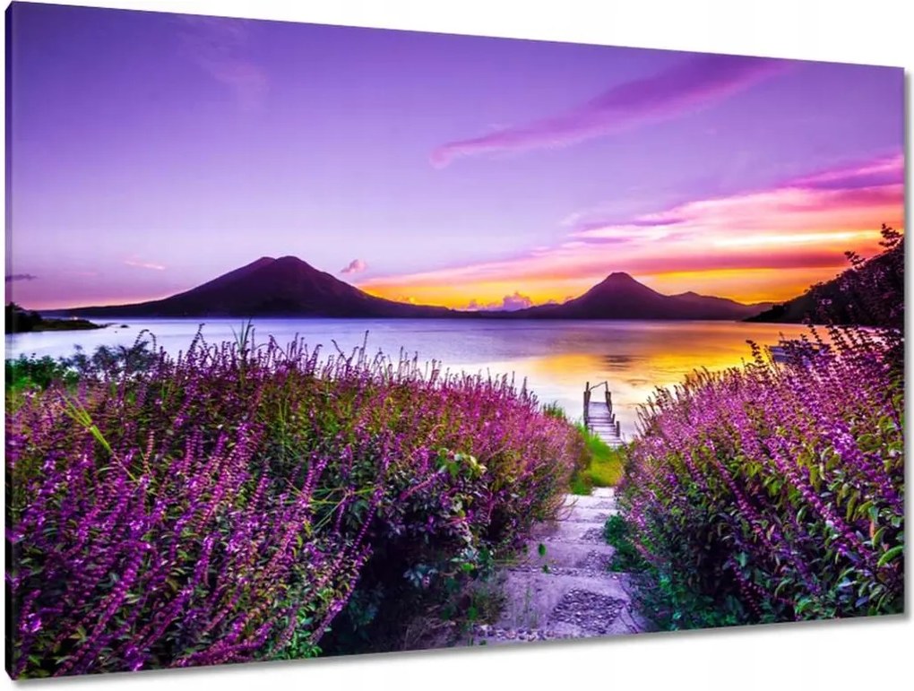 Festmények 120x80 Gyönyörű tájkép Tájkép