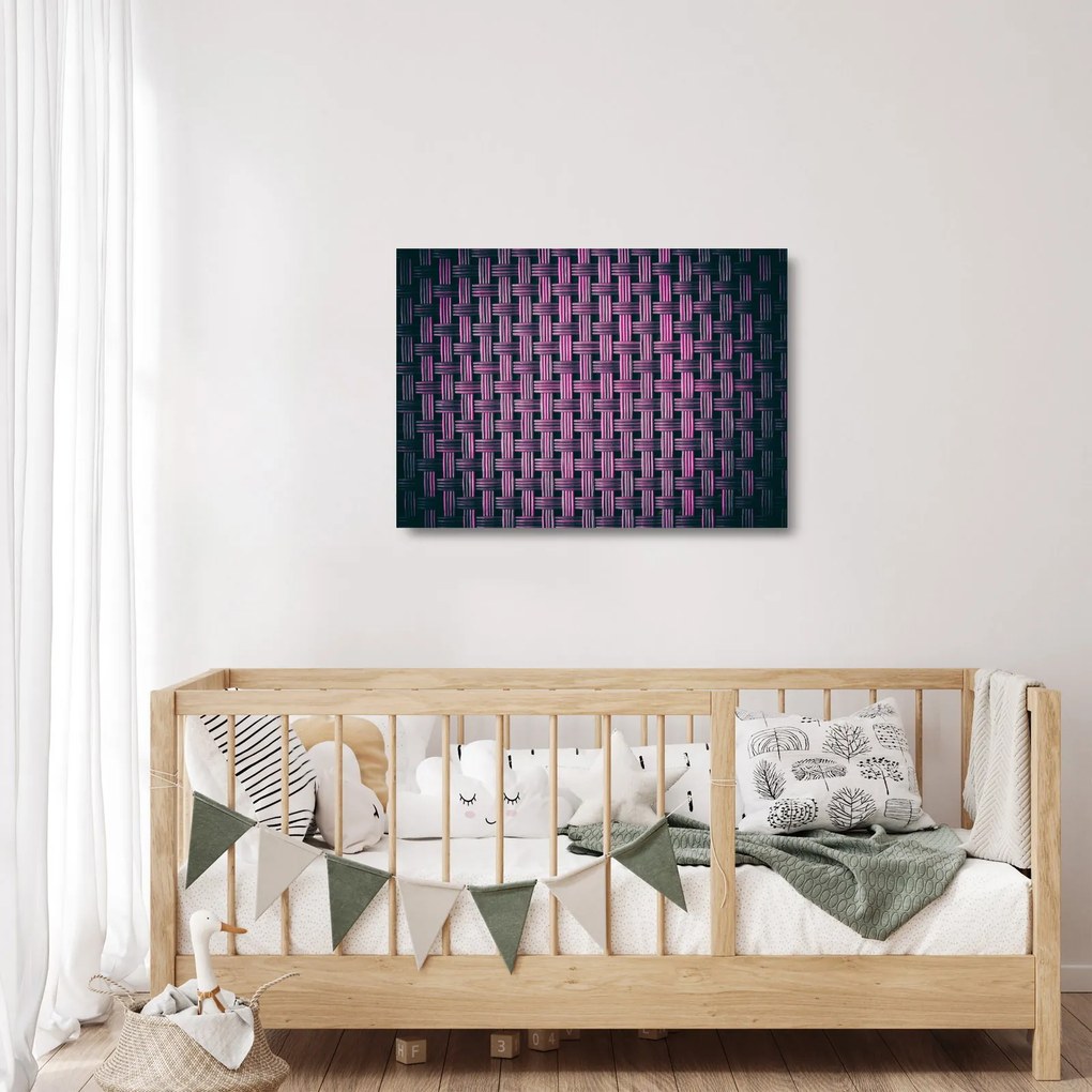 Lila textúrás kép (üvegen) (70x50 cm)
