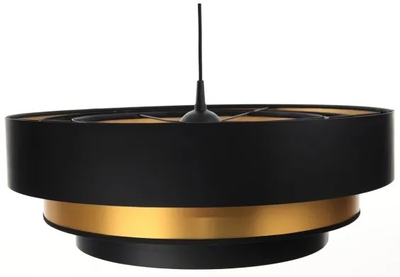 TRINITI lógcsillár 1xE27/60W/230V fekete/arany