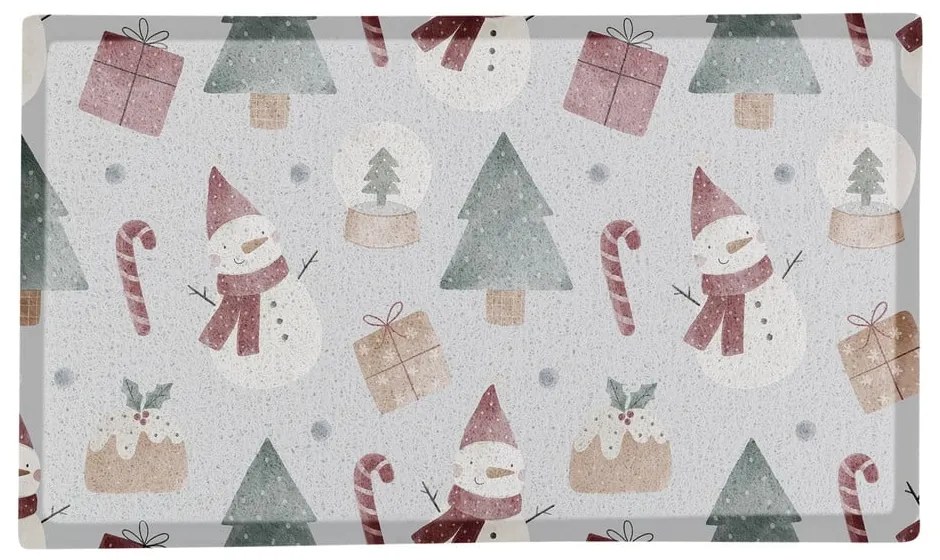 Lábtörlő karácsonyi mintával 40x70 cm Snowman – Artsy Doormats