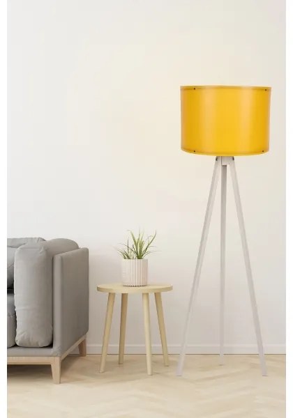 Állólámpa AYD 1xE27/60W/230V narancssárga/bézs