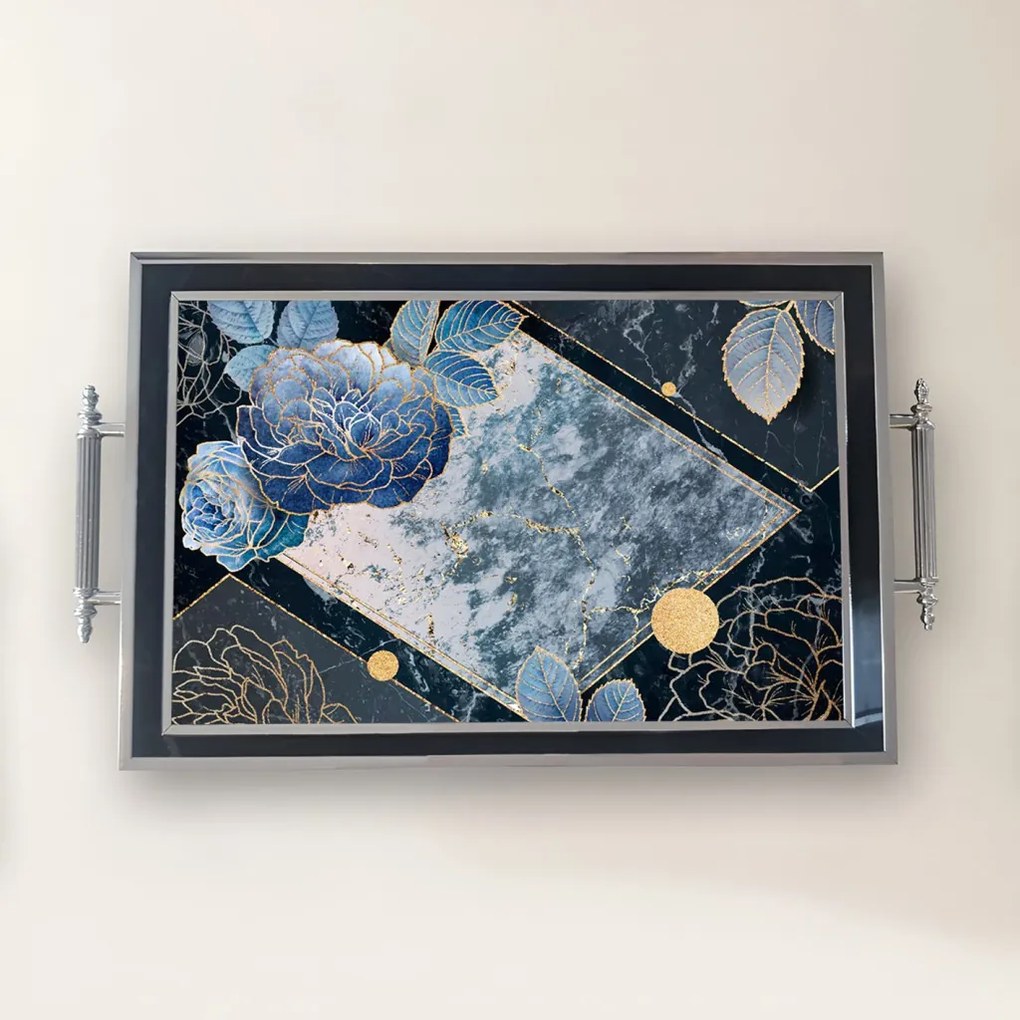 Üveg tálca, 38×24 cm – TPG9906