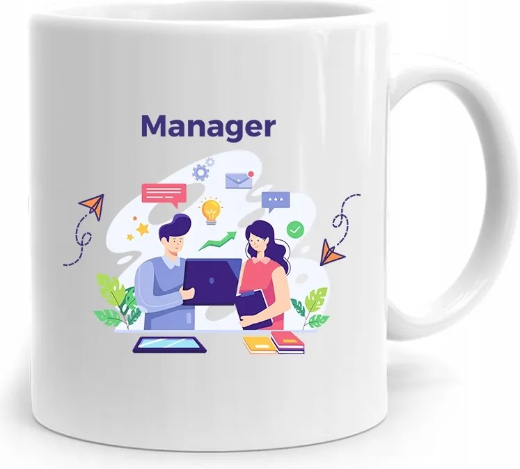 Menedzser Bögre Születésnapi Ajándék fényképes nyomtatással