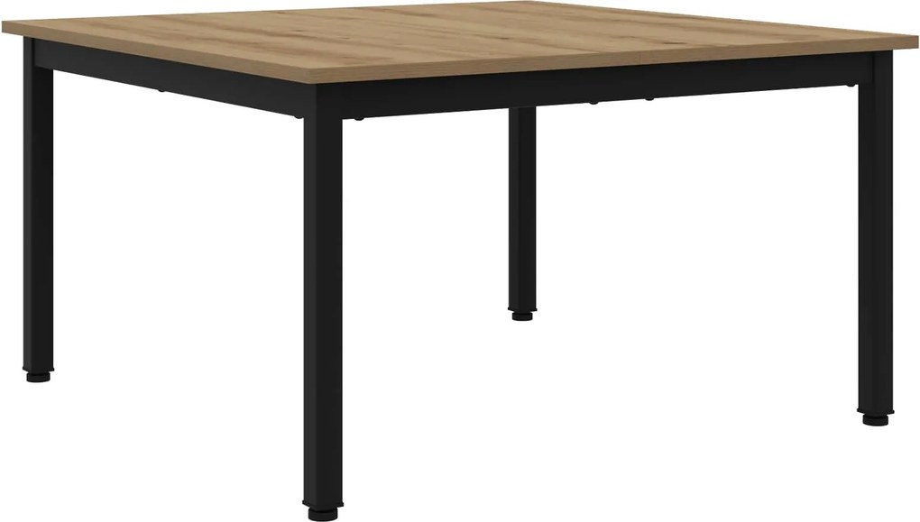 vidaXL Dohányzóasztal Művészi tölgy 80 x 80 x 45 cm Faanyag