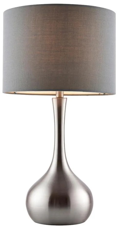 Endon 61192 - Állítható asztali lámpa PICCADILLY 1xE14/40W/230V matt króm/szürke