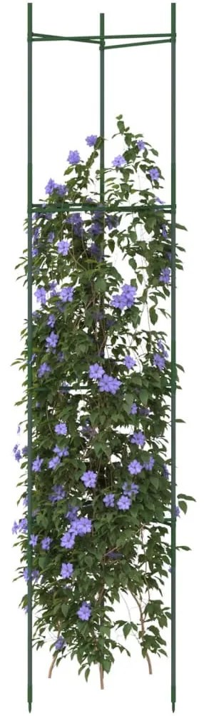 2 db acél és polipropilén paradicsomketrec 154 cm