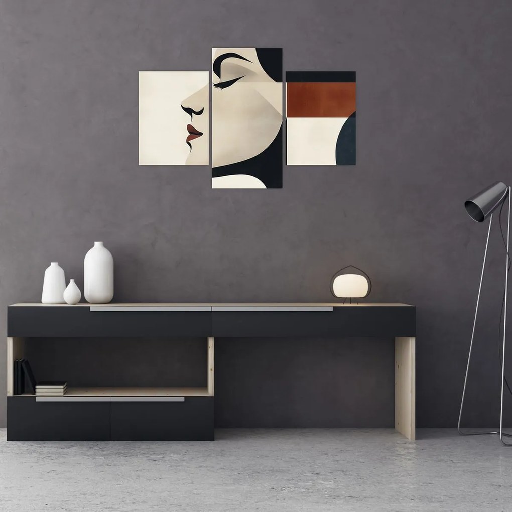 Kép - Nő profilból (90x60 cm)
