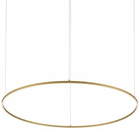 Ideal Lux - ORACLE SLIM LED függeszték 37W/230V, 3000K, átm. 70 cm, arany