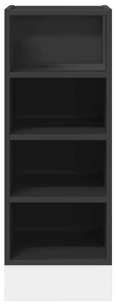 “Riga” fekete forgácslap alsószekrény 30x44,5x81,5 cm