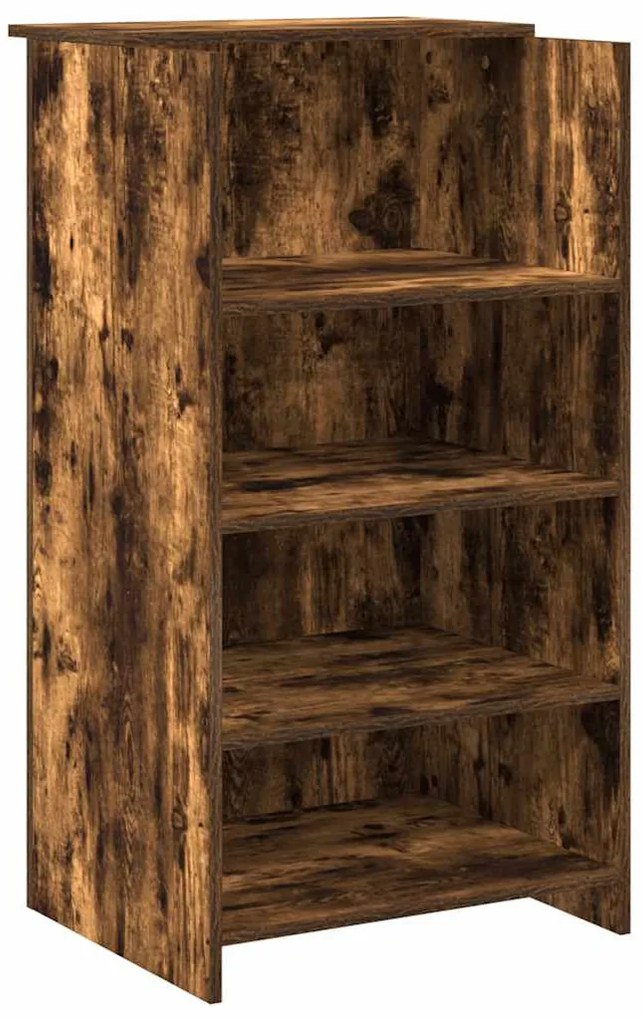 recepciós pult füstös tölgy 55x50x103,5 cm szerelt fa