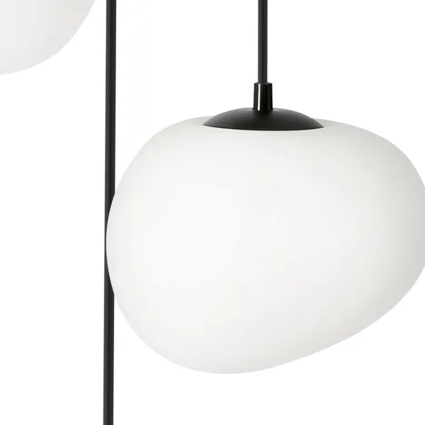 BRILAGI - Kábeles csillár PEBBLES 3xE27/40W/230V átm. 42 cm fekete