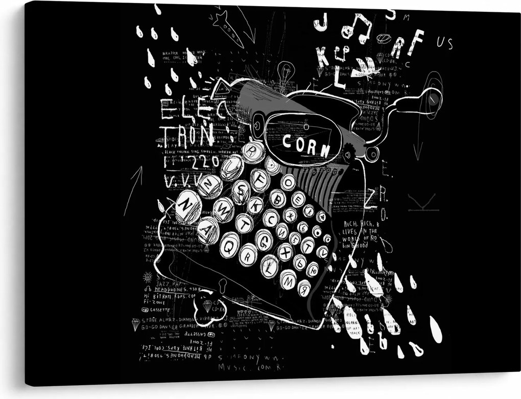 Kép - Rajz Banksy stílusában (70x50 cm)