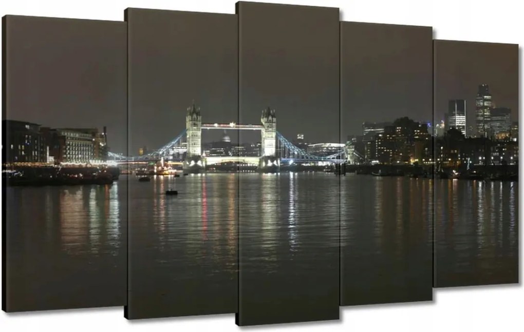 Festmények 100x60 Éjszakai panoráma London