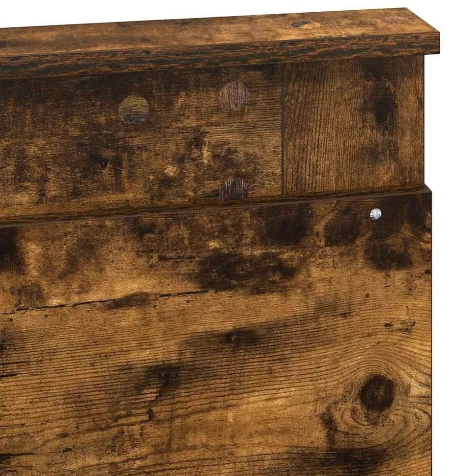 Fejtámla fejtámlával Füstölt tölgy 120 cm Faanyag