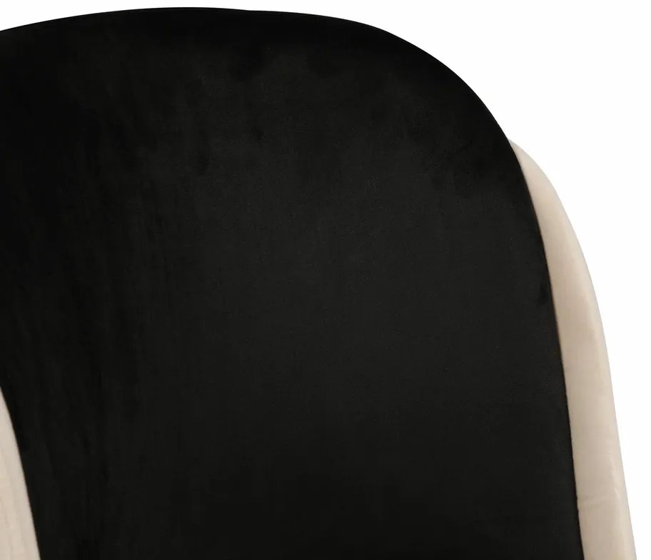 Dore Black and Cream étkezőszék szett, 2 db, 2 db