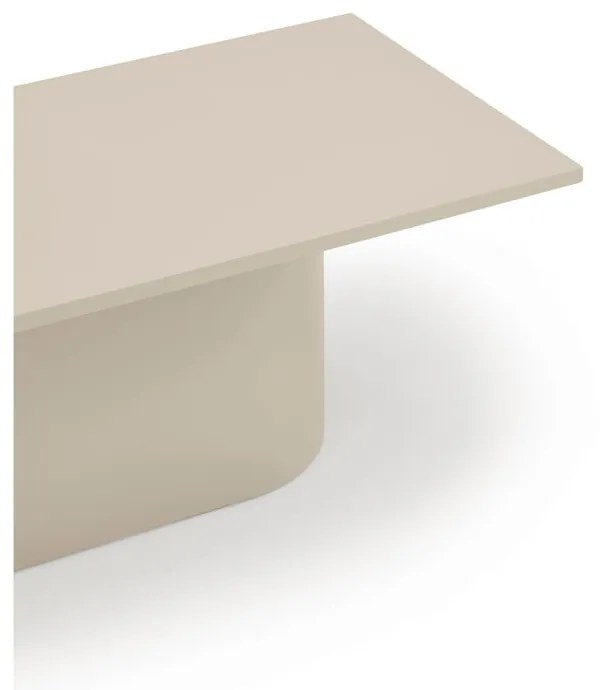 Krémszínű dohányzóasztal 50x111 cm Totem – Teulat