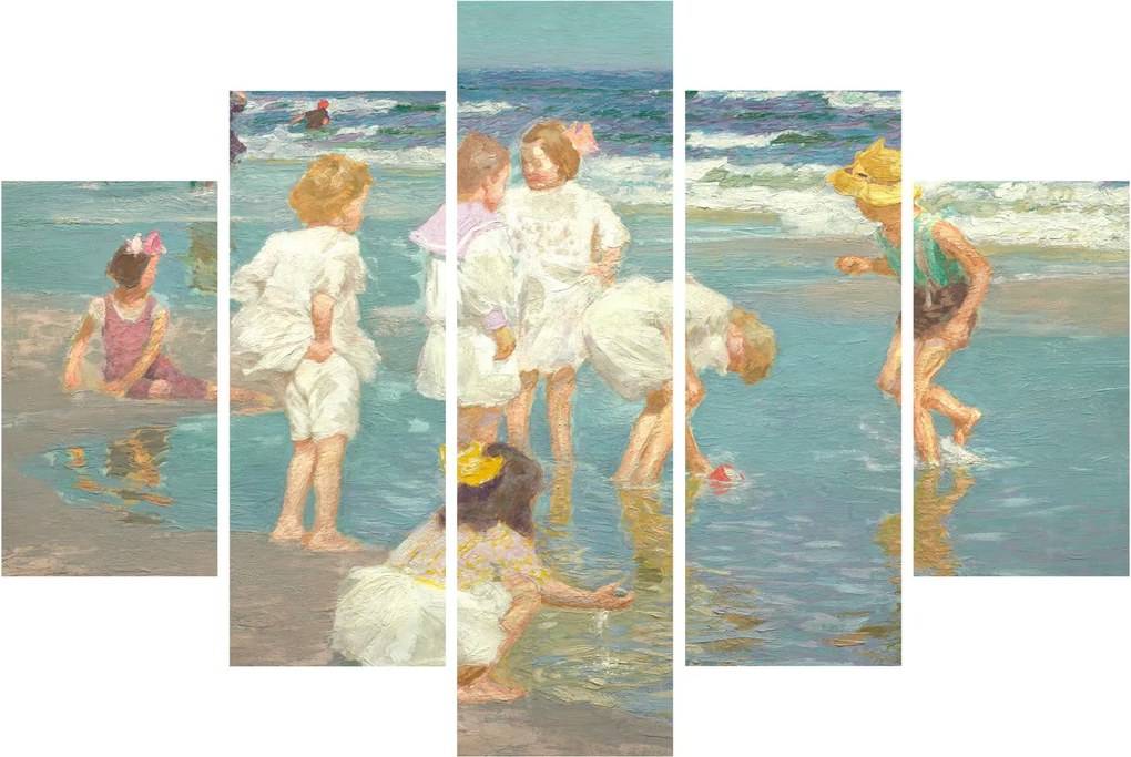 Kép - Edward Henry Potthast, A Holiday, reprodukciók (150x105 cm)