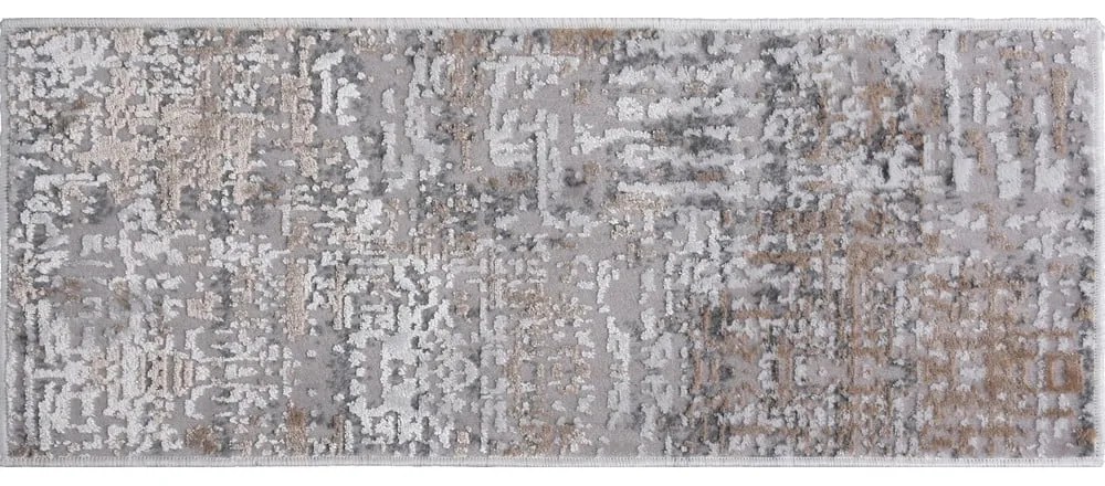 Szürke-bézs pamut lépcsőszőnyeg szett 16 db-os 25x65 cm Milano Bej – Vitaus