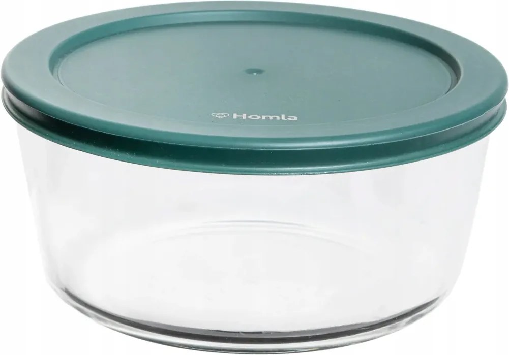 Norah kerek tárolódoboz fedéllel15 cm Homla