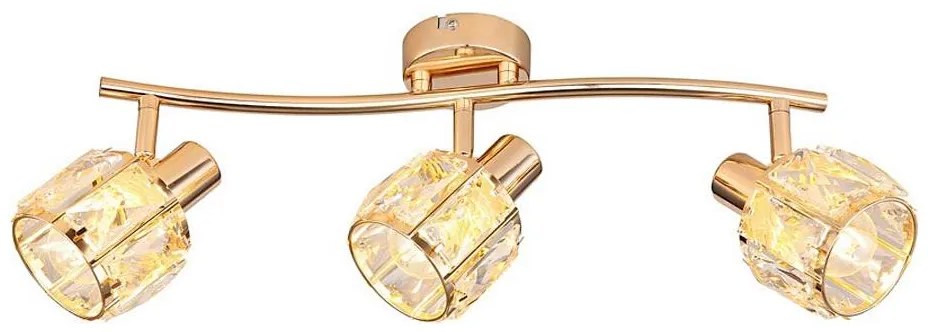 Spotlámpa DUBAI 3xE14/40W/230V Rózsaarany
