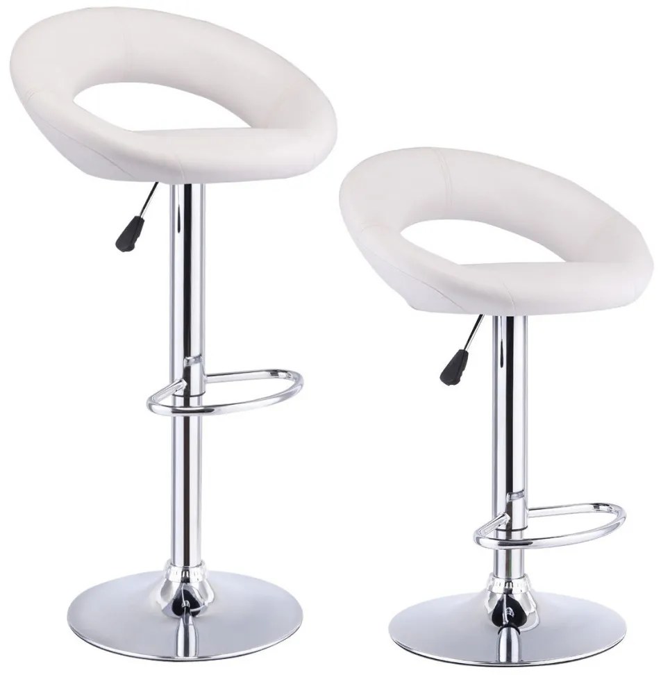 2 db bárszék, választható színben-fehér