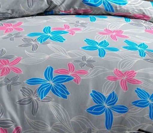 Krepp ágynemű Homa LOREA FLOWER 2 részes 140x200 cm