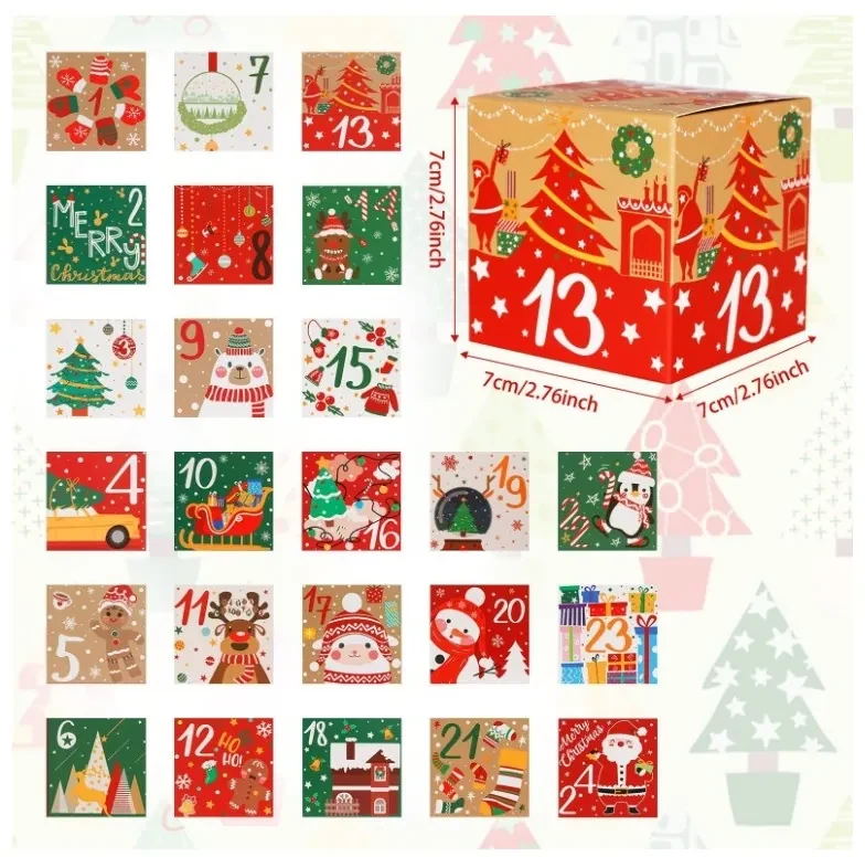 Adventi naptár BOXMAS DIY, 24 doboz | BIANO