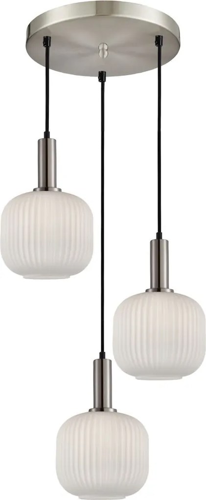 Italux modern függeszték penzi fehér ezüst itxpnd-31981-3s-scwh