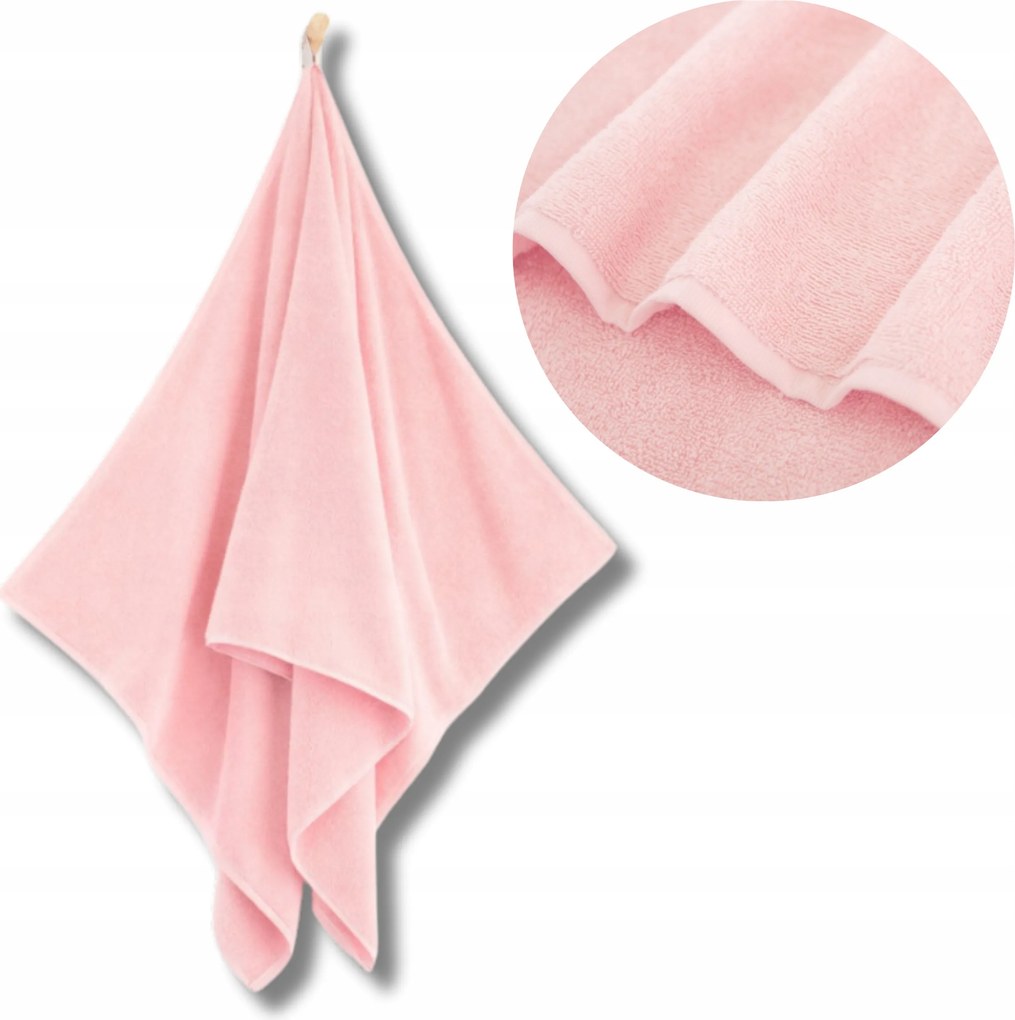 Törölköző 70x140 fürdőlepedő Liczi 2 Zwoltex 400g 100% egyiptomi pamut Rózsaszín