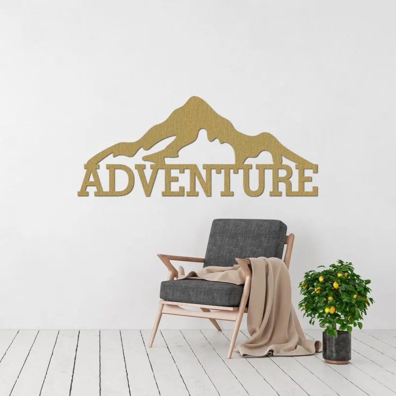 Faragott fa festmény - ADVENTURE