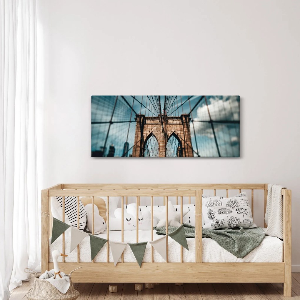 Kép - Brooklyn Bridge (120x50 cm)