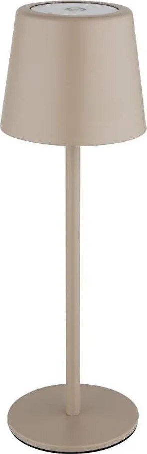 Globo 58482S-LED VAN. asztali lámpa 12W/5V 2200mAh IP44 krém, töltővel