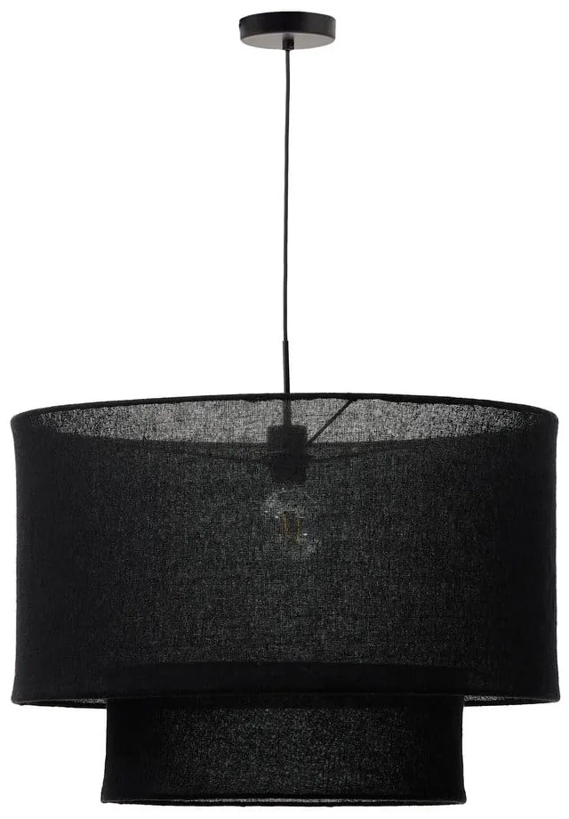 Fekete lámpabúra ø 60 cm Mariela – Kave Home