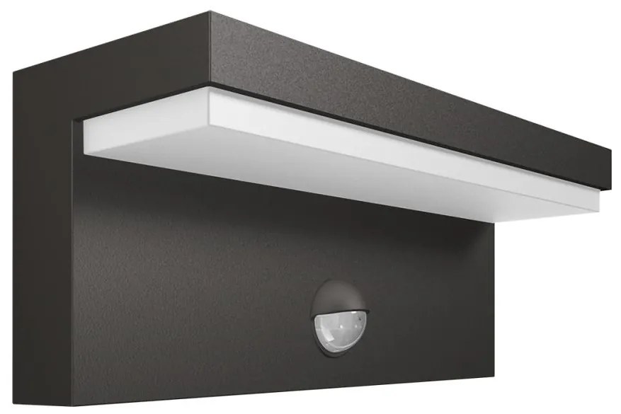 Philips 16484/93/P3 - LED Kültéri lámpa érzékelővel BUSTAN 2xLED/4,5W IP44 16484/93/P3