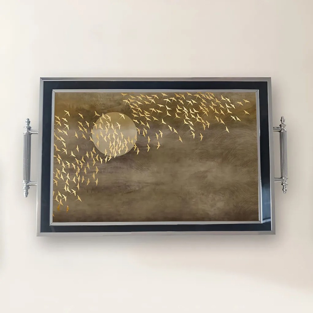 Üveg tálca, 38×24 cm – TPG9818