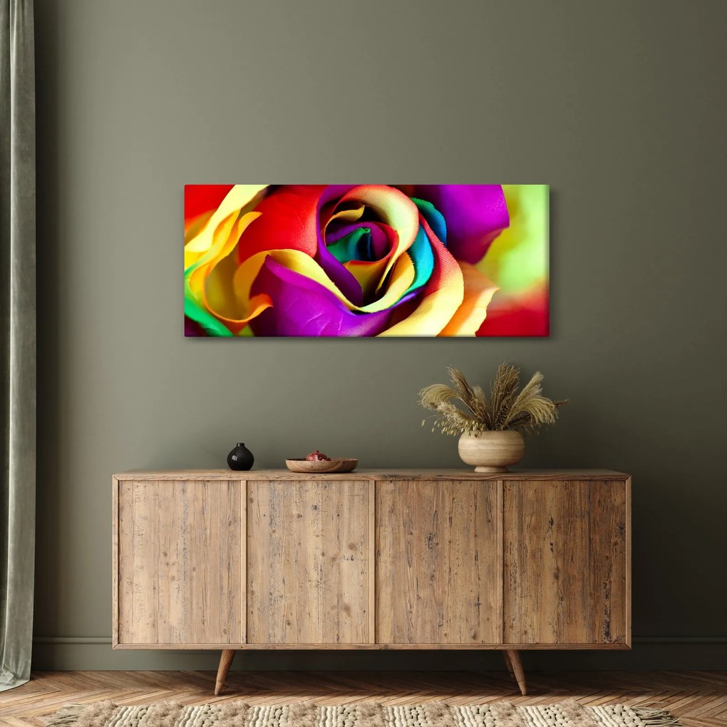 Kép - Színes rózsa (120x50 cm)