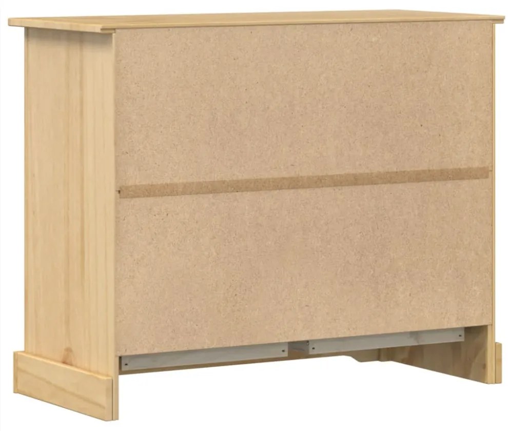 Corona tömör fenyőfa komód 101x45x82 cm