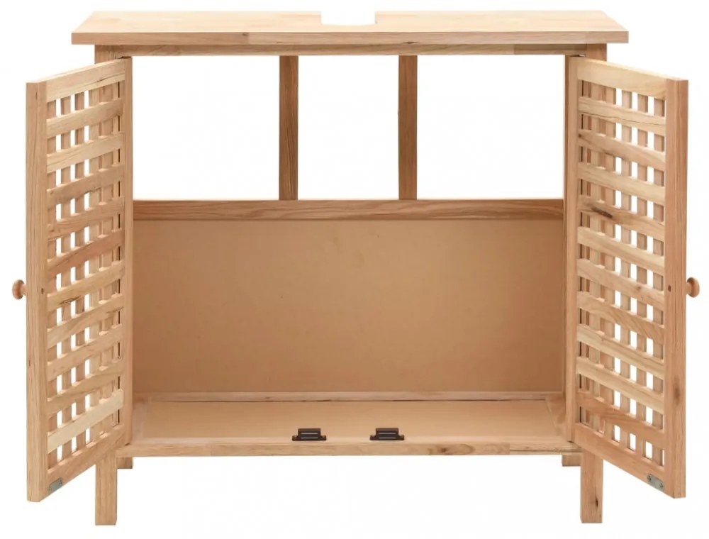 tömör diófa mosdószekrény 66 x 29 x 61 cm