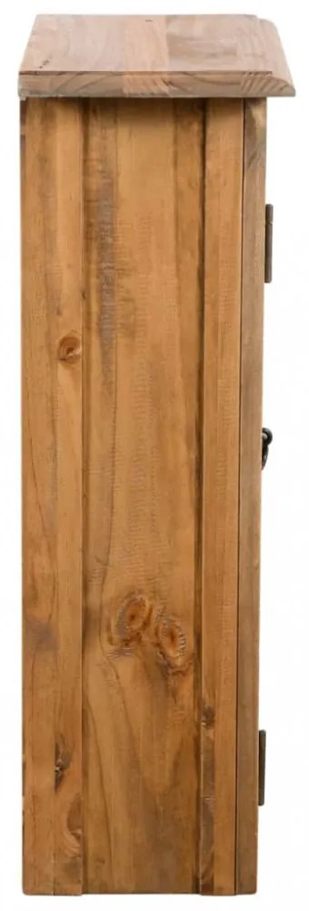 tömör újrahasznosított fenyőfa faliszekrény 42 x 23 x 70 cm