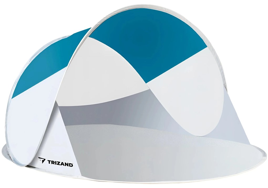 Tengerparti sátor SUNSHADE 120x220 cm, kék-fehér